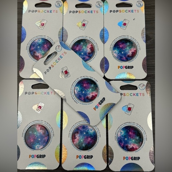 PopSockets Pop Grip Premium Phone Grip and Stand with Swappable Top BUNDLE LOT - Picture 1 of 2
